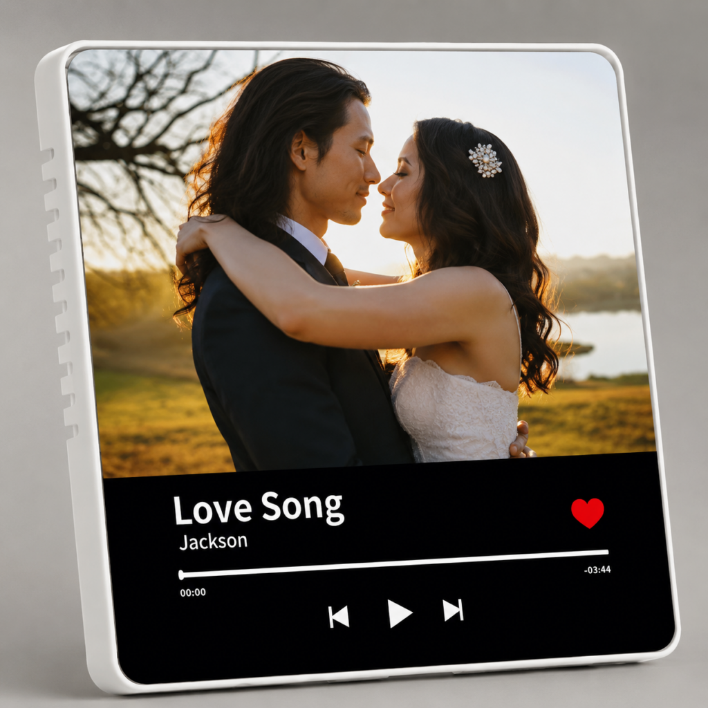 Couple Frame Fridge Music Magnet