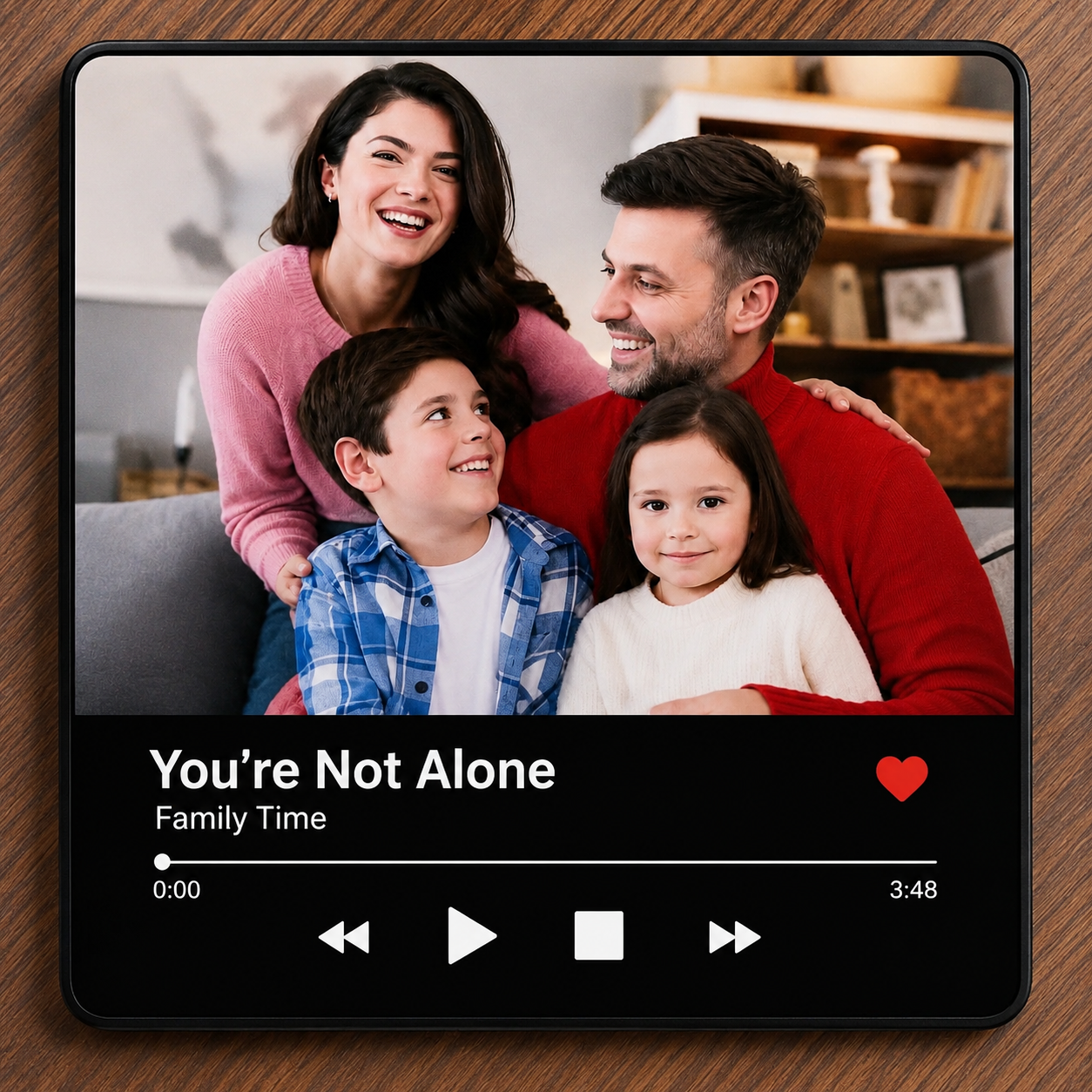 Family Group Fridge Music Magnet