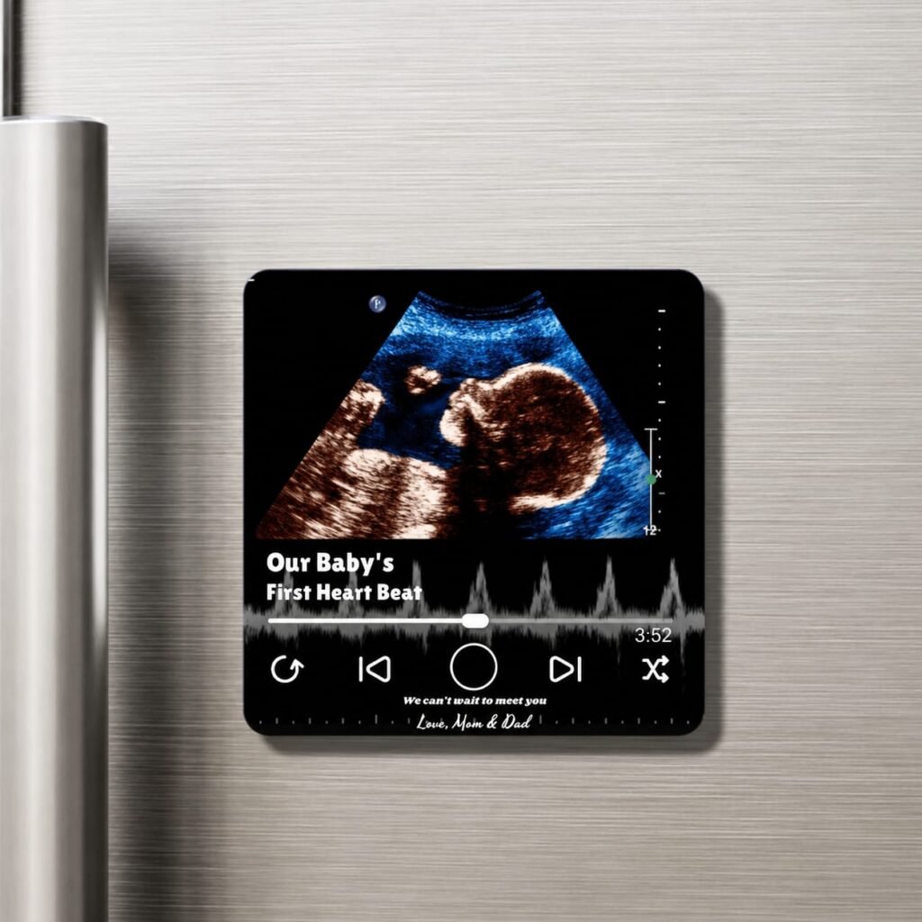 Heartbeat Fridge Music Magnet