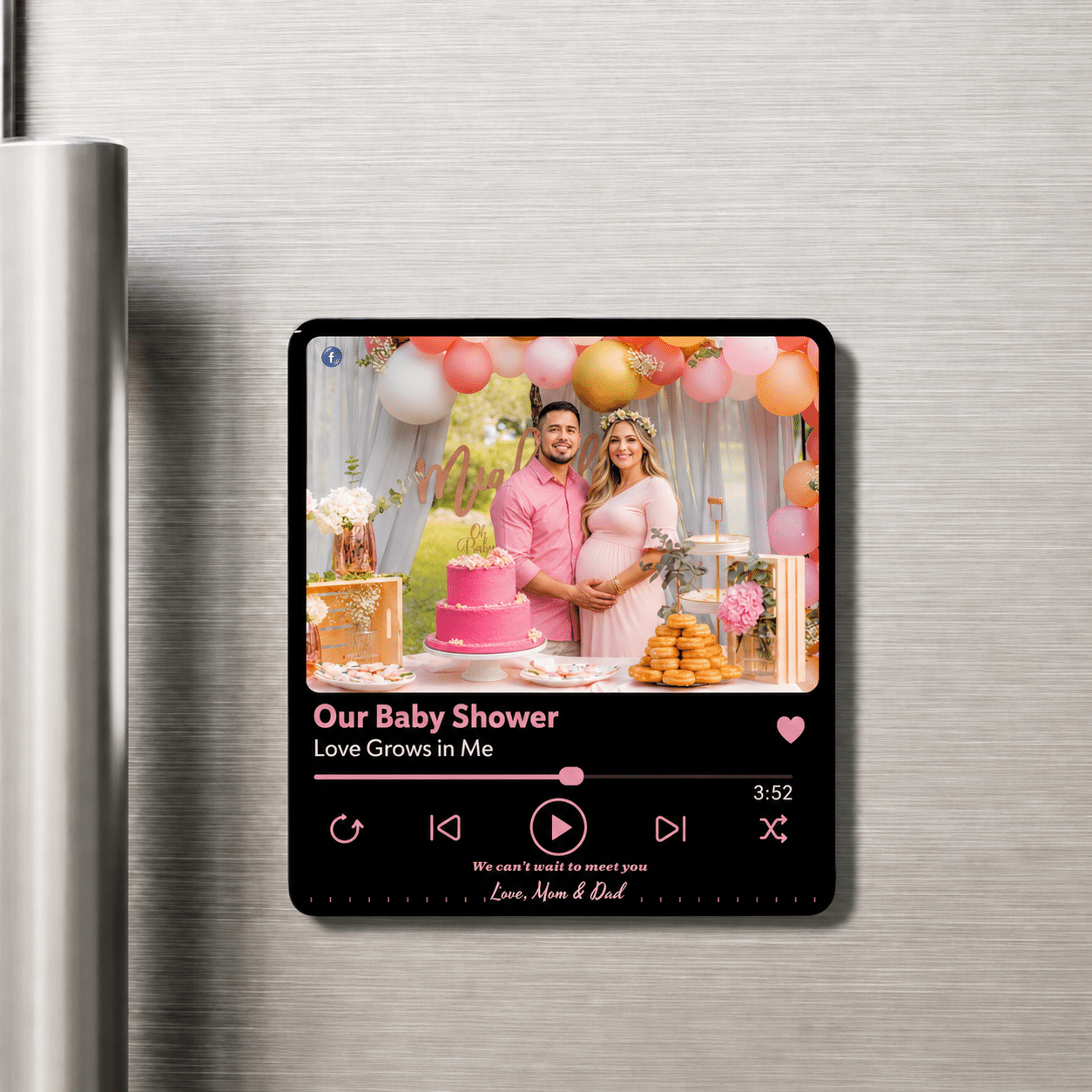 Baby Shower Fridge Music Magnet