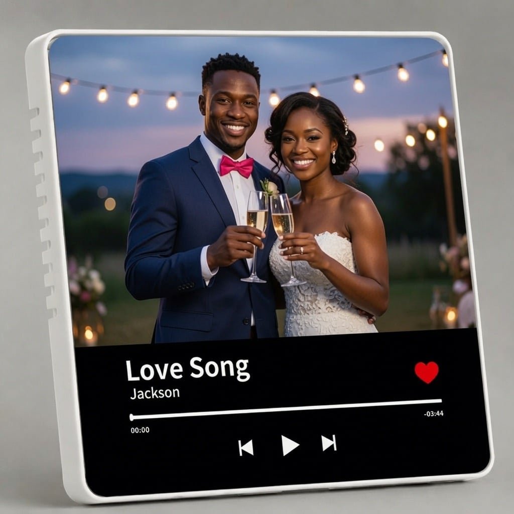 Wedding Couple Fridge Music Magnet